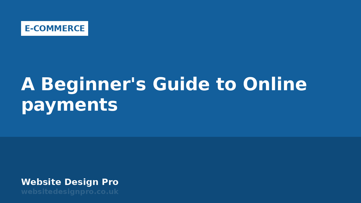 A Beginner's Guide to Online payments