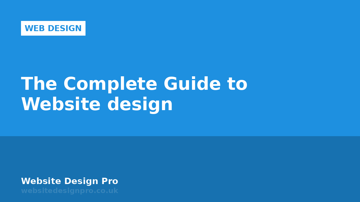 The Complete Guide to Website design