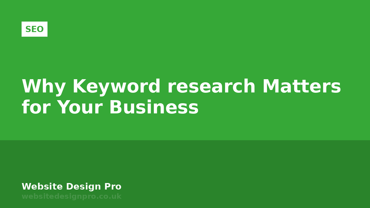 Why Keyword research Matters for Your Business