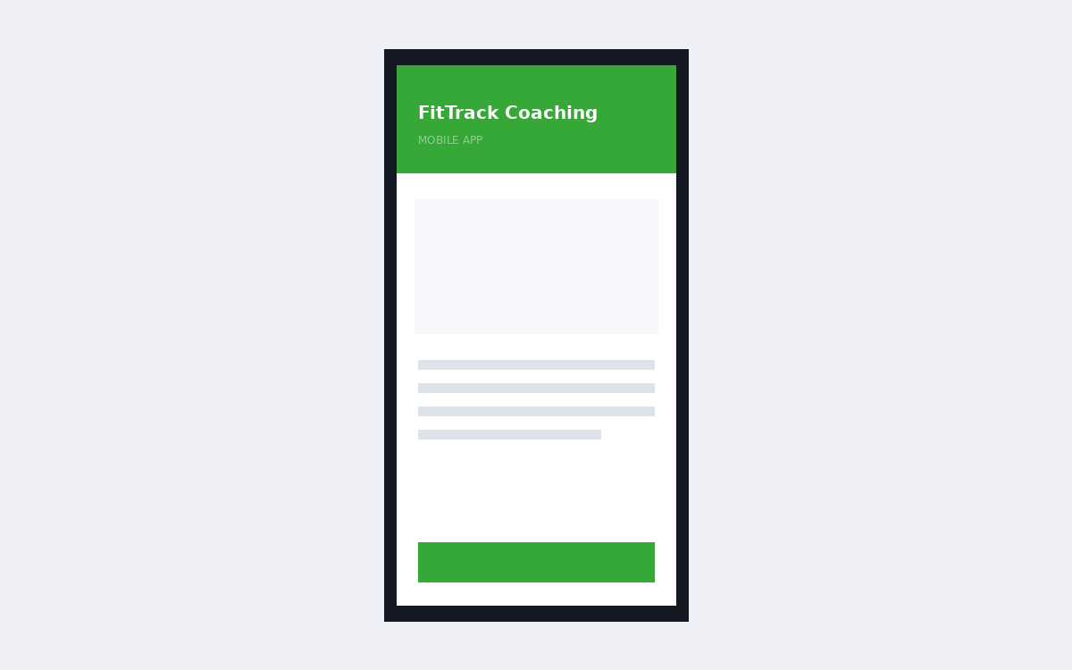 FitTrack Coaching App screenshot