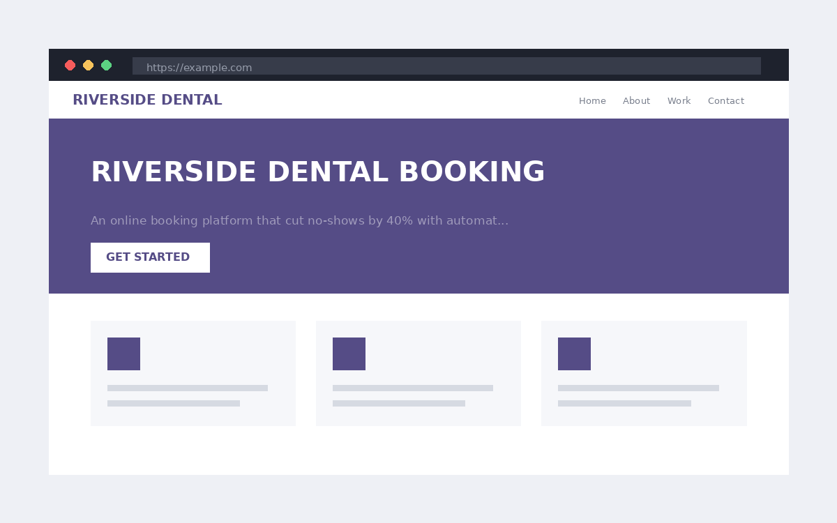 Riverside Dental Booking